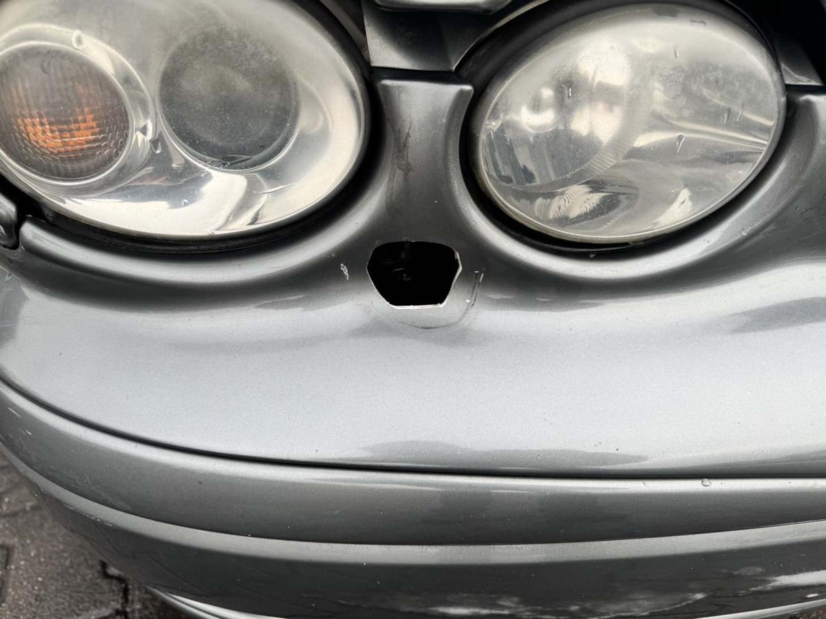 Jaguar X-Type original Sto&szlig;stange Stossf&auml;nger vorn LHK Quartzgrau Bj.2006